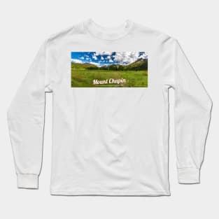 Mount Chapin from Sheep Lakes Long Sleeve T-Shirt